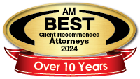 Best's Recommended Insurance Attorneys badge